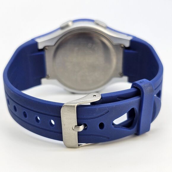 Bowflex Unisex Adult Digital Watch 42MM Blue Plastic Bands New Battery - Picture 7 of 13